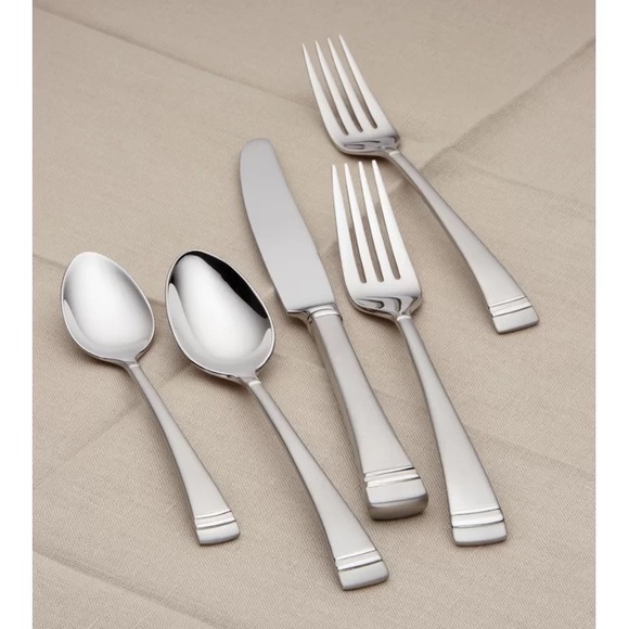 Lenox Federal Platinum 5-Piece Flatware Set - Picture 2 of 2